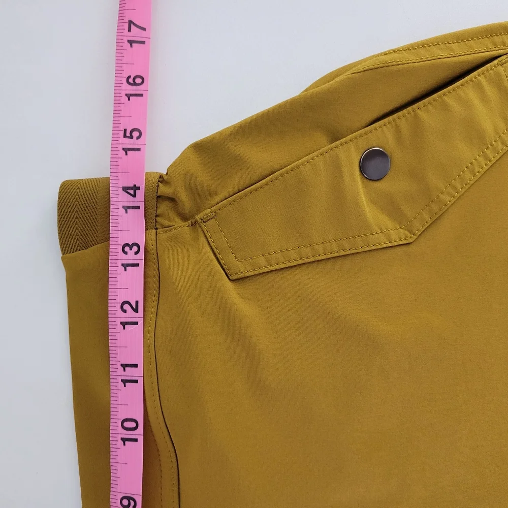 Athleta Vienna High Waist Snap Button Pocket Cargo Skort Skirt